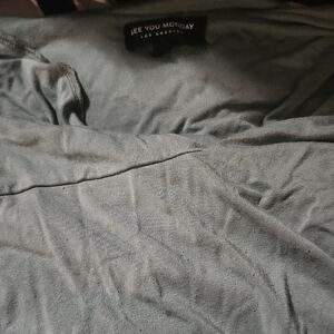 See You Monday Seafoam Green Blouse